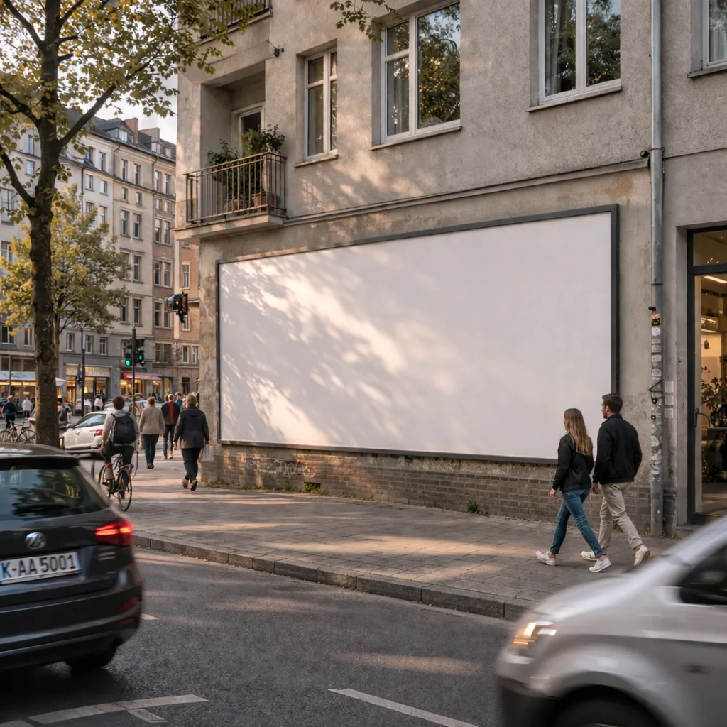 Vermieten der Werbefläche